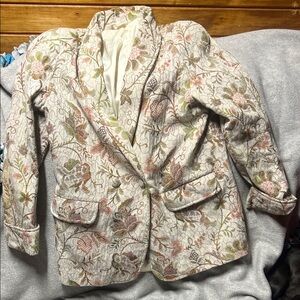 Vibrant Multicolor Floral Blazer